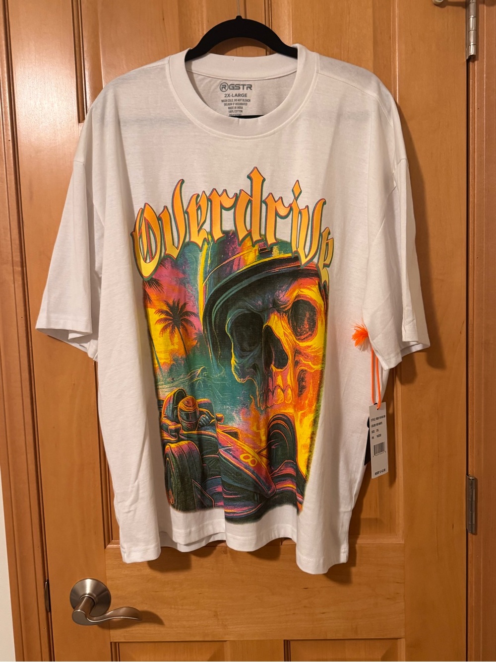 Overdrive Graphic Short Sleeve Tee - White